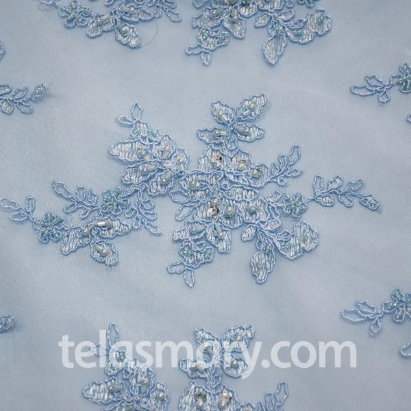 tela tul bordado 0260 para vestidos de novias y fiestas en telasmary